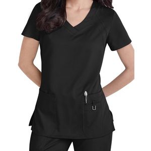 Grey's Anatomy Barco Tonal Raglan Scrubs Top